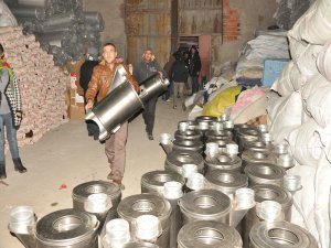 DEDAŞ ŞIRNAK İL MÜDÜRLÜĞÜ EZİDİ KAMPINA 150 SOBA YARDIMINDA BULUNDU