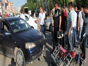 BATMAN'DA TRAFİK KAZASI: 1 YARALI