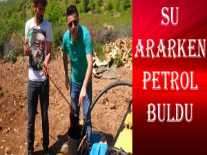 BATMANLI ÇİFTÇİ TARLASINDA SU ARARKEN PETROL BULDU