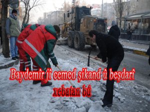 Baydemîr jî cemed şikand û beşdarî xebatan bû