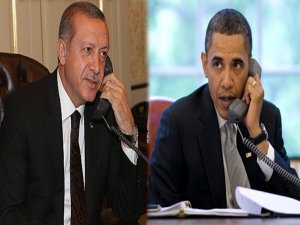 Erdoğan ile Obama telefonda görüştü