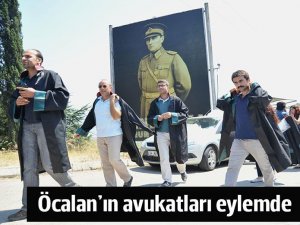 Gemlik'te avukatlardan Öcalan eylemi