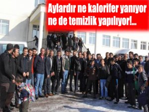 Aylardır ne kalorifer yanıyor ne de temizlik yapılıyor