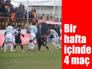 Bir Hafta İçinde 4 Maç