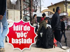 İdil’de ‘göç’ başladı