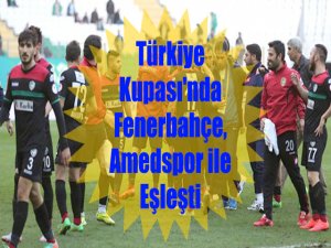 Türkiye Kupası'nda Fenerbahçe, Amedspor ile Eşleşti