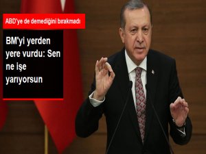 Erdoğan'dan PYD için ABD'ye, Mültecilerle İlgili de BM'ye Sert Cevap