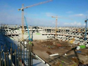 Diyarbakır Arena’da Tribünler Yükseliyor