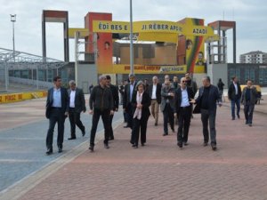 Kışanak, Newroz parkında incelemelerde bulundu