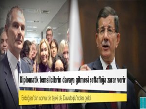 Davutoğlu’ndan Diplomatik temsilcilere tepki