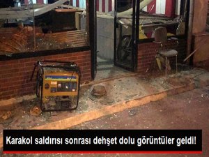 Van'da 2 Nisan Karakolu'na Yapılan Saldırıdan İlk görüntüler