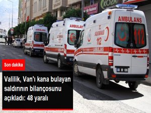 Van Valiliği: Bombalı Araçla Yapılan Saldırıda 48 Kişi Yaralandı