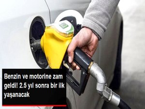 Benzine 15 Kuruş, Motorine 16 Kuruş Zam Yapıldı