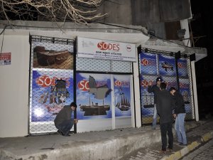 Şırnak’ta maket atölyesi yakılmak istendi