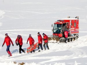 UMKE'den nefes kesen çığ tatbikatı