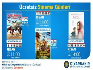 Ücretsiz sinema günleri 8 Nisan'da başlıyor