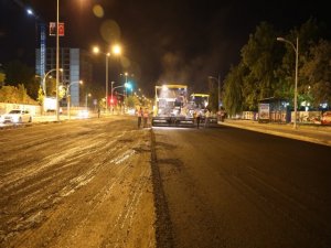 Elazığ Caddesi asfaltlanıyor