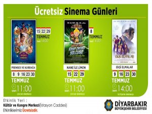 Temmuz ayı sinema günleri başlıyor