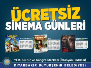 Ücretsiz sinema günlerinin ekim programı başlıyor