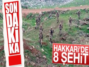 Hakkari’de çatışma: 8 şehit