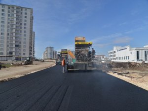 Baba Tahir Caddesi asfaltlanıyor