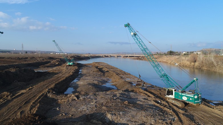 Dicle Nehri'ne ıslah için ilk neşter vuruldu