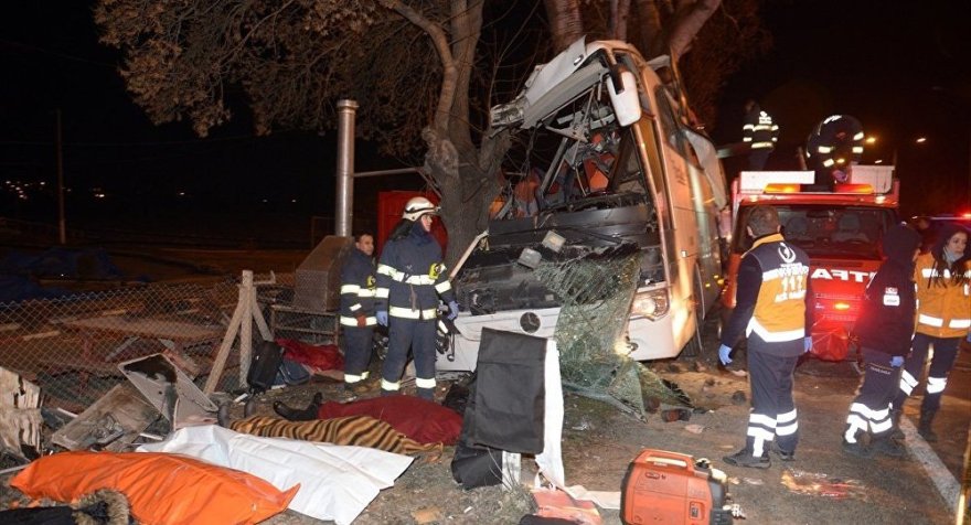 Eskişehir'de tur otobüsü kazası: 11 ölü, 46 yaralı