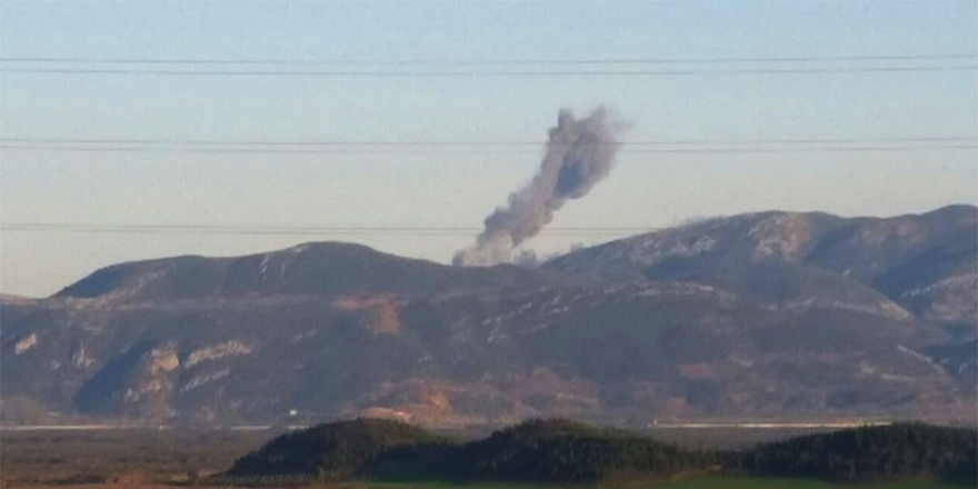 Savaş uçakları Afrin'i vuruyor!