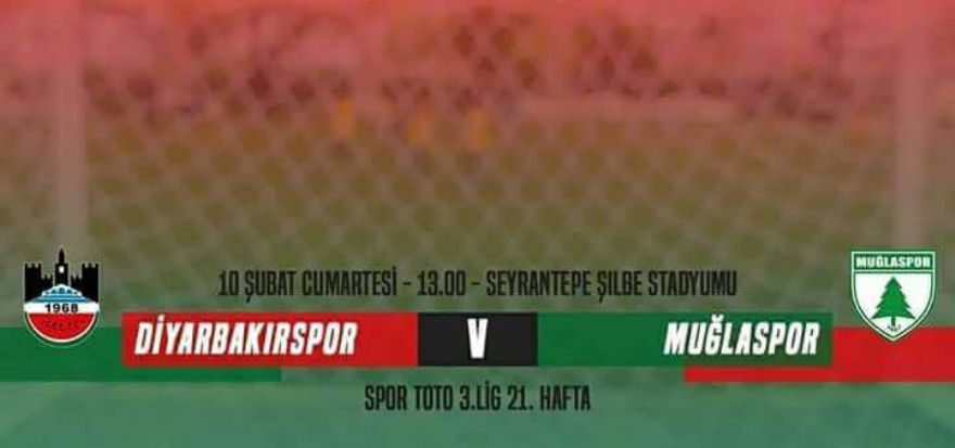 DİYARBEKİRSPOR,MUĞLASPOR'U AĞIRLIYOR