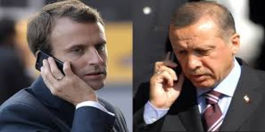 Erdoğan Macron İle Telefonda Görüştü