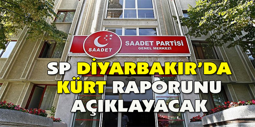 SP Diyarbakır’da Kürt raporunu açıklayacak