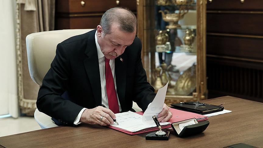 Erdoğan 3 kanunu onayladı.