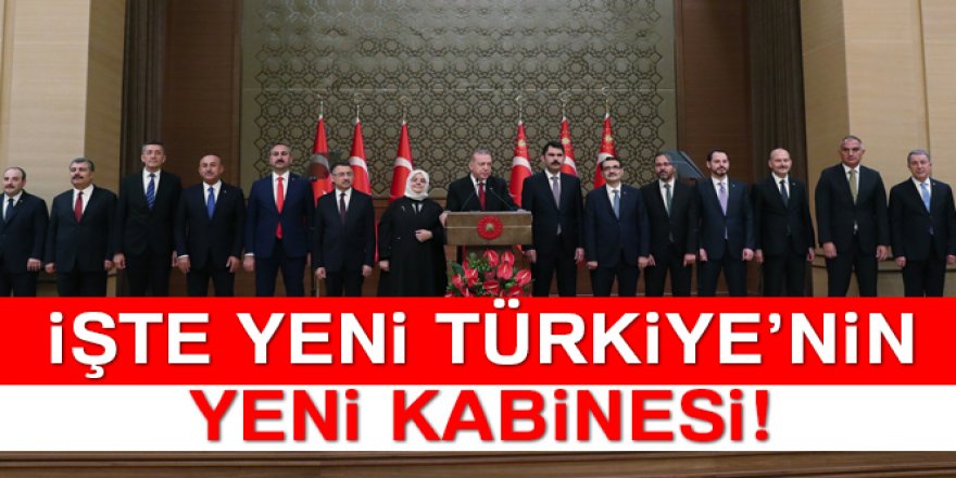 İsim isim yeni kabine