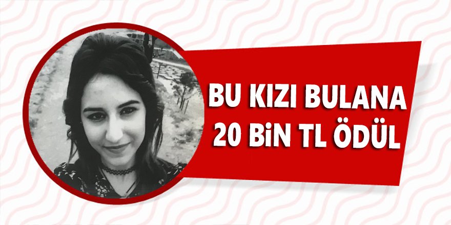 Bu Kızı Bulana 20 Bin Tl Ödül Verilecek