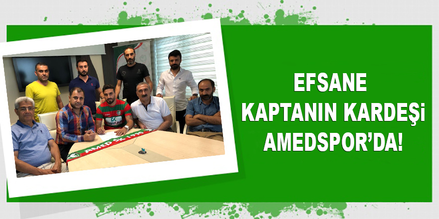 Efsane Kaptanın Kardeşi Amedspor’da!