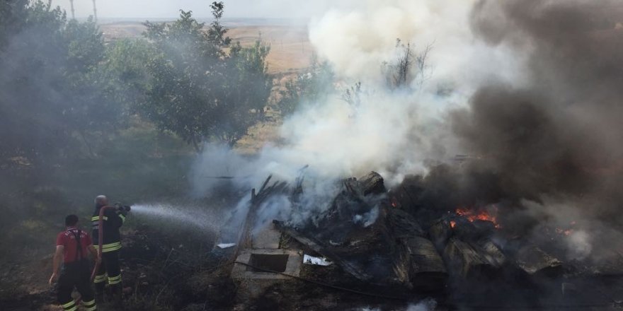 Diyarbakır’da Korkutan Yangın