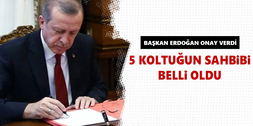 5 Bakanlığa Bakan Yardımcıları Atandı