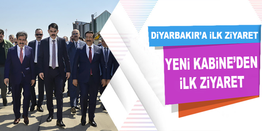 Diyarbakır'a Yeni Kabineden İlk Bakan Geldi