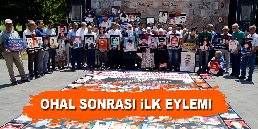 Diyarbakır’da OHAL sonrası ilk eylem!