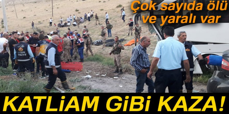 Van'da kaza : 5 ölü, 18 yaralı