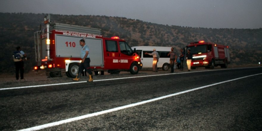 Midyat’ta Korkutan Orman Yangını