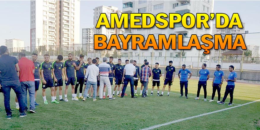 Amedspor'da bayramlaşma