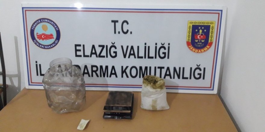 Elazığ’da 2 Şüpheli Toz Esrarla Yakalandı