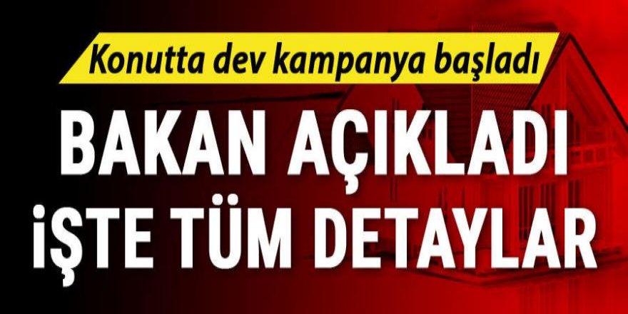 Konutta indirim kampanyası başladı! İşte detaylar