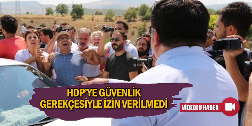 HDP'ye izin verilmedi