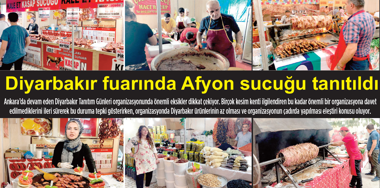 Diyarbakır fuarında Afyon sucuğu tanıtıldı