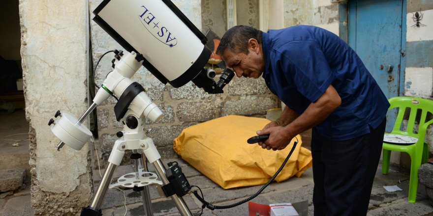 Diyarbakır'ın astronumu teleskopuna kavuştu