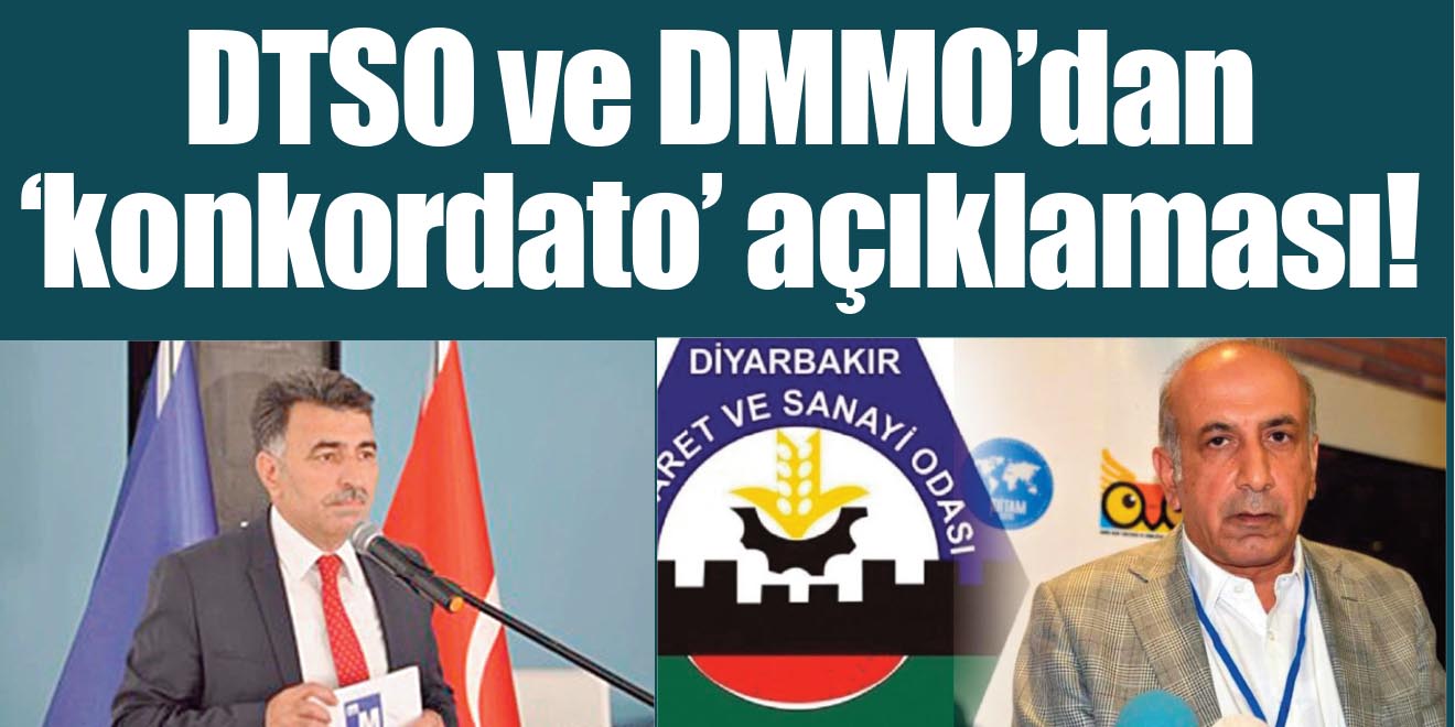 DTSO ve DMMO’dan ‘konkordato’ açıklaması!