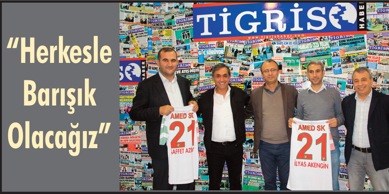 Amedspor yönetiminden gazetemize ziyaret