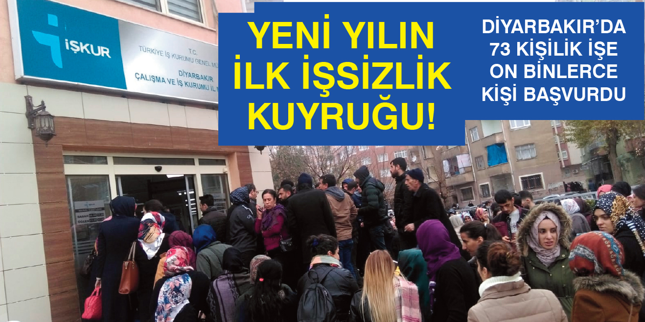 Yeni yılın ilk işsizlik kuyruğu!